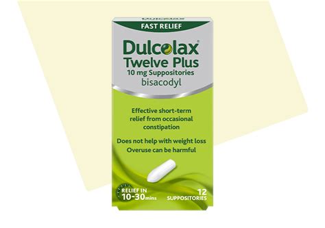 Dulcolax® Twelve Plus 10 Mg Suppositories Dulco®