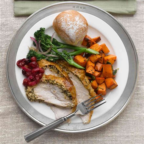 Healthy Thanksgiving Dinner Plate