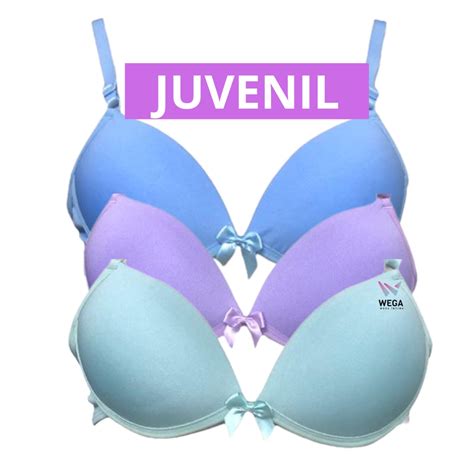 Suti Bojo Menina Mo A Soutien Juvenil Liso Adolescente Lingerie Shopee Brasil