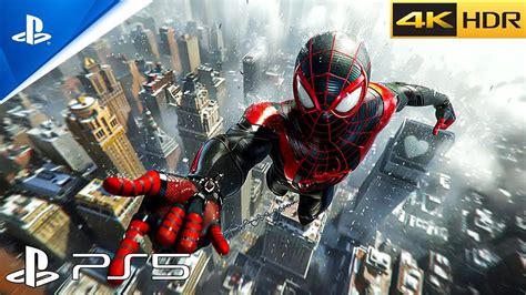 Ps5 Marvels Spider Man Miles Morales Realistic Immersive Ultra