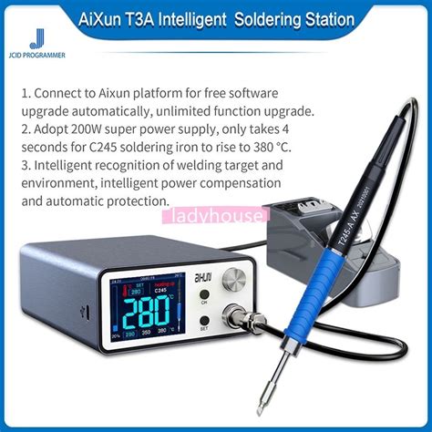 Original New Jcid Aixun T A T B W Soldering Station With Electric