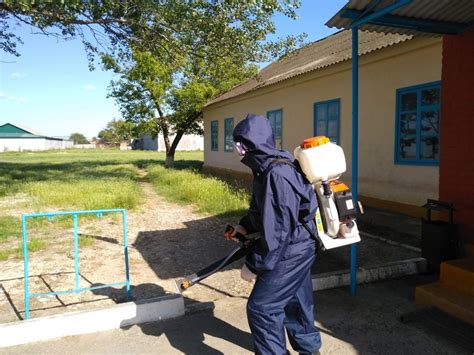 Дезинфекционные мероприятия в Хасавюртовском районе продолжаются ...