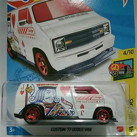Hot Wheels Custom Dodge Van T Hunt Simples Shopee Brasil