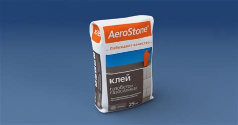 Клей AeroStone для кладки газобетонных блоков