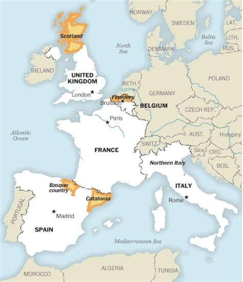 Rising separatist sentiment in Europe - The Washington Post