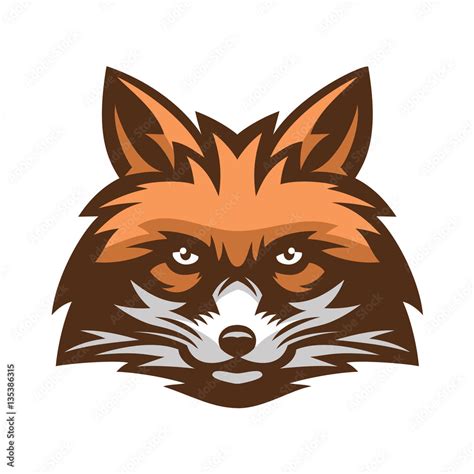 Mad fox Stock Vector | Adobe Stock