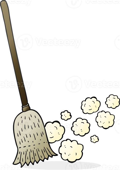 Hand Drawn Cartoon Sweeping Brush 44998046 Png