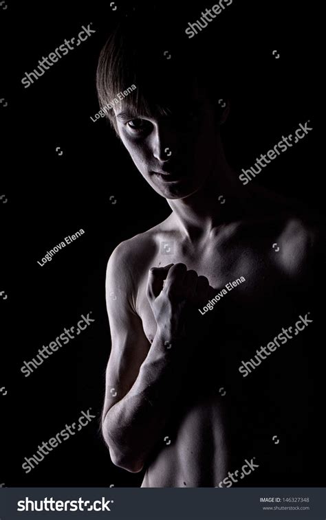 Guy Nude Black White Photography Black Stock Photo 146327348 Shutterstock