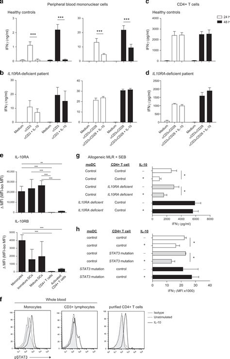 Il 10 Signaling In Dendritic Cells Controls Il 1β Mediated Ifnγ Secretion By Human Cd4 T Cells