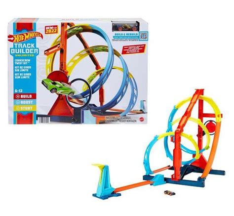Pista Hot Wheels Track Builder Unlimited Lançador Giros Sem Limites HDX79 Mattel