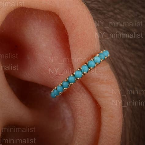 Gemstone Ear Cuff Etsy