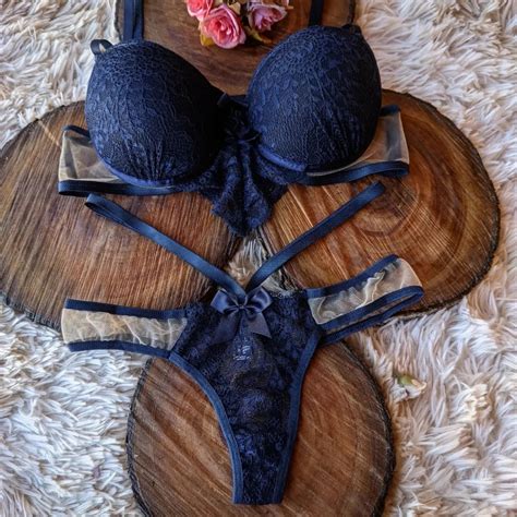 Lingerie Sensual Conjunto Calcinha e Sutiã Fio Dental Langerie