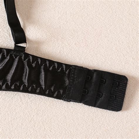 Women Pieces Sexy Lingerie Set Lace Sheer Floral Embroidery Sheer Bra Delicate Underwear Hip