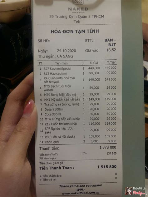 Naked Sushi Sashimi Qu N Tp Hcm Foody Vn