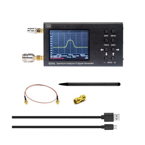 Новый портативный анализатор спектра SA6 6 ГГц и генератор сигналов TO ...