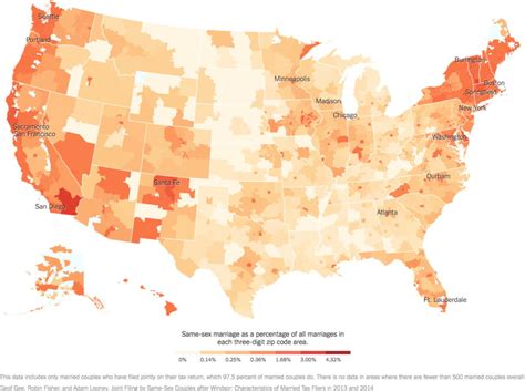 Mapping Same Sex Marriage In America The Map Room
