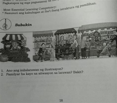 Ano Ang Inilalarawan Ng Ilustrayon Pamilyar Ba Kayo Sa