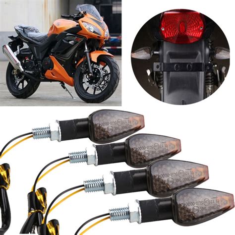 X V Led Motorrad Blinkleuchte Mini Blinker F R Quad Roller Lampe