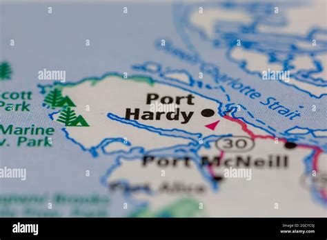 Map Of Port Hardy Hi Res Stock Photography And Images Alamy