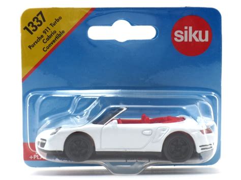 Siku Porsche Turbo Cabrio Wei Wasmus Spielwarenhandel