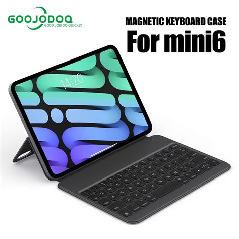 GOOJODOQ For IPad Keyboard With Case Mini 6 With Magnetic Keyboard