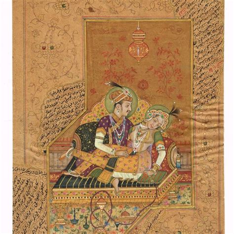 Mughal Nude Painting Etsy