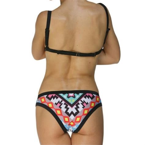 Swim Aztec Print Two Piece Bikini Set Poshmark