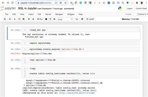 How To Access Databases Using Jupyter Notebook Cloudxlab Blog