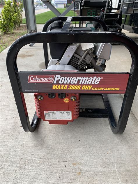 Coleman Powermate 3000 Ohv Generator For Sale In Pomona CA OfferUp