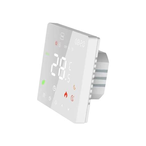 Grindinio šildymo Termostatas Elektriniam šildymui E600i Wifi Baltas
