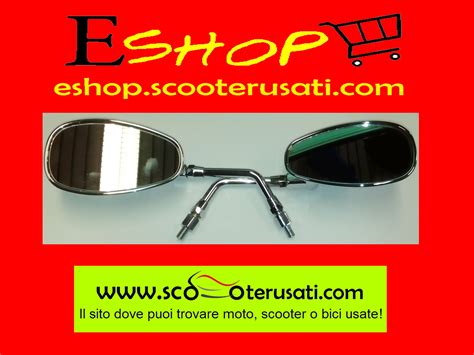 Coppia Specchi Far Dx E Sx Per Moto Guzzi Nevada V Griso