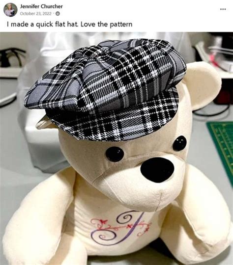 How To Sew A Flat Cap For A Teddy Bear Funky Friends Factory