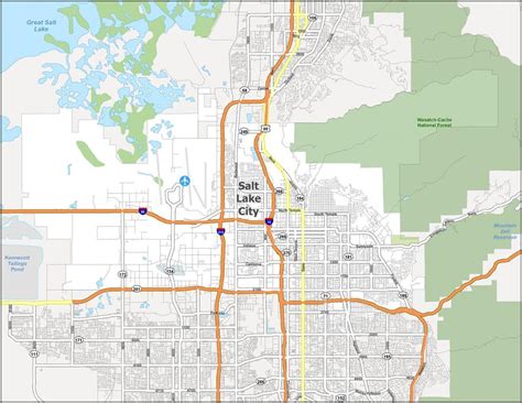 Utah Map Salt Lake City Ricky Christal