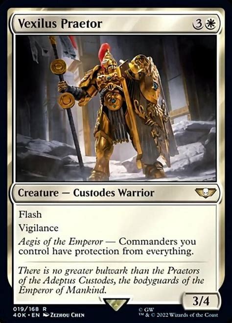 Vexilus Praetor Universes Beyond Warhammer 40 000 Magic CardTrader