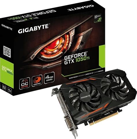 Gigabyte Geforce Gtx 1050 Ti 4gb Gddr5 Oc Κάρτα Γραφικών Pci E X16 3 0 με Hdmi και Displayport