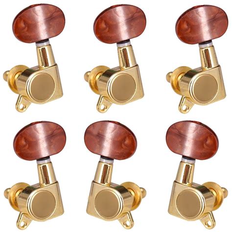 Haimni Guitar Tuning Peg Metal 3l 3r 6r 6l Fully Enclosed Locking