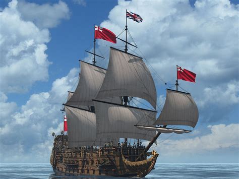 Recreating The Ships Of The 17th Century Royal Charles Finished Anglo