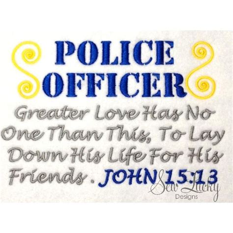 Police Officer Bible Verses Police