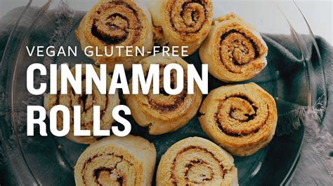 Vegan Gluten Free Cinnamon Rolls Minimalist Baker Recipes YouTube