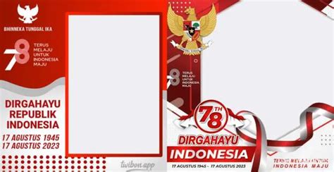 Link Twibbon HUT RI 78 Tahun Semarak Jelang Hari Kemerdekaan Indonesia