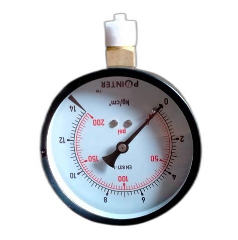 ABS Round High Pressure Gauge, 8 Bar at Rs 450 in Ahmedabad | ID ...