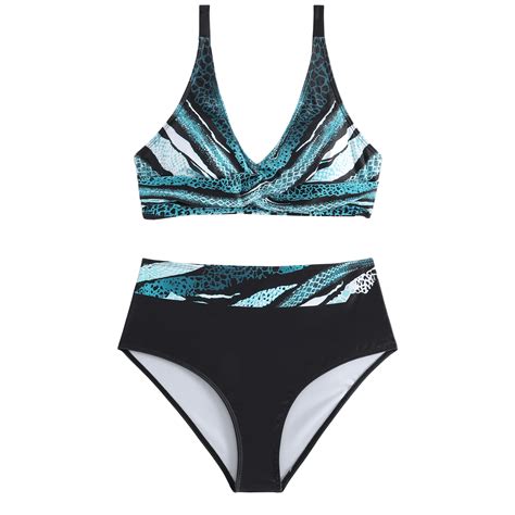 Divhosrg High Waisted Bikini Sets For Women Plus Size Bikini Sets For Women Tummy Control