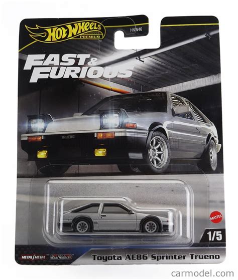 MATTEL HOT WHEELS HVR FPY Echelle TOYOTA SPRINTER TRUENO AE FAST FURIOUS