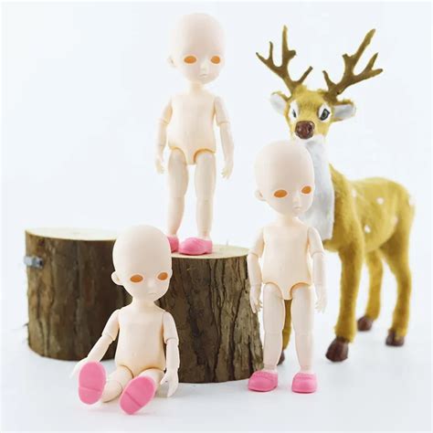 Cm BJD Dolls Movable Joints Naked Baby Body Without Makeup DIY Doll Toy