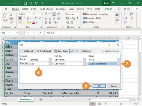 How To Sort In Excel Customguide