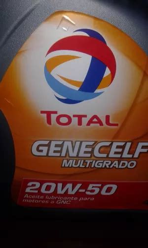 Aceite Mineral Total Genecelf 20w 50 Bidon 4 Litros En Venta En Vicente