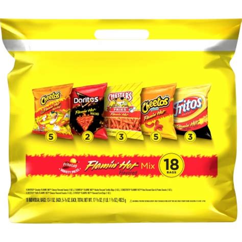 Frito-Lay® Flamin' Hot Mix Snacks & Chips Variety Pack, 4 - Pick ‘n Save