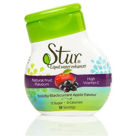 Buy Stur Liquid Water Enhancer Boldly Blackcurrant Apple Myvitamins Uk