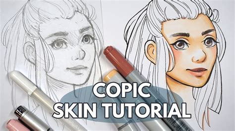 Copic Marker Art Tutorials Skin