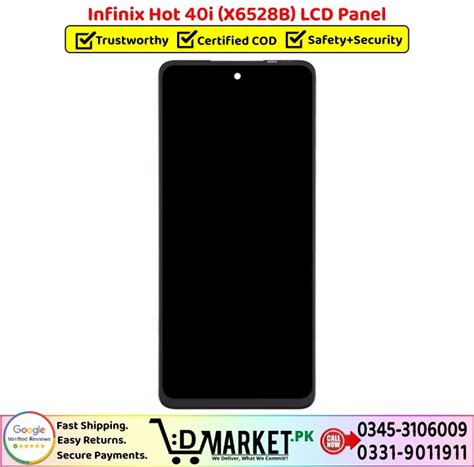 Infinix Hot 40i X6528B LCD Panel Unit Combo 2025 Exclusive